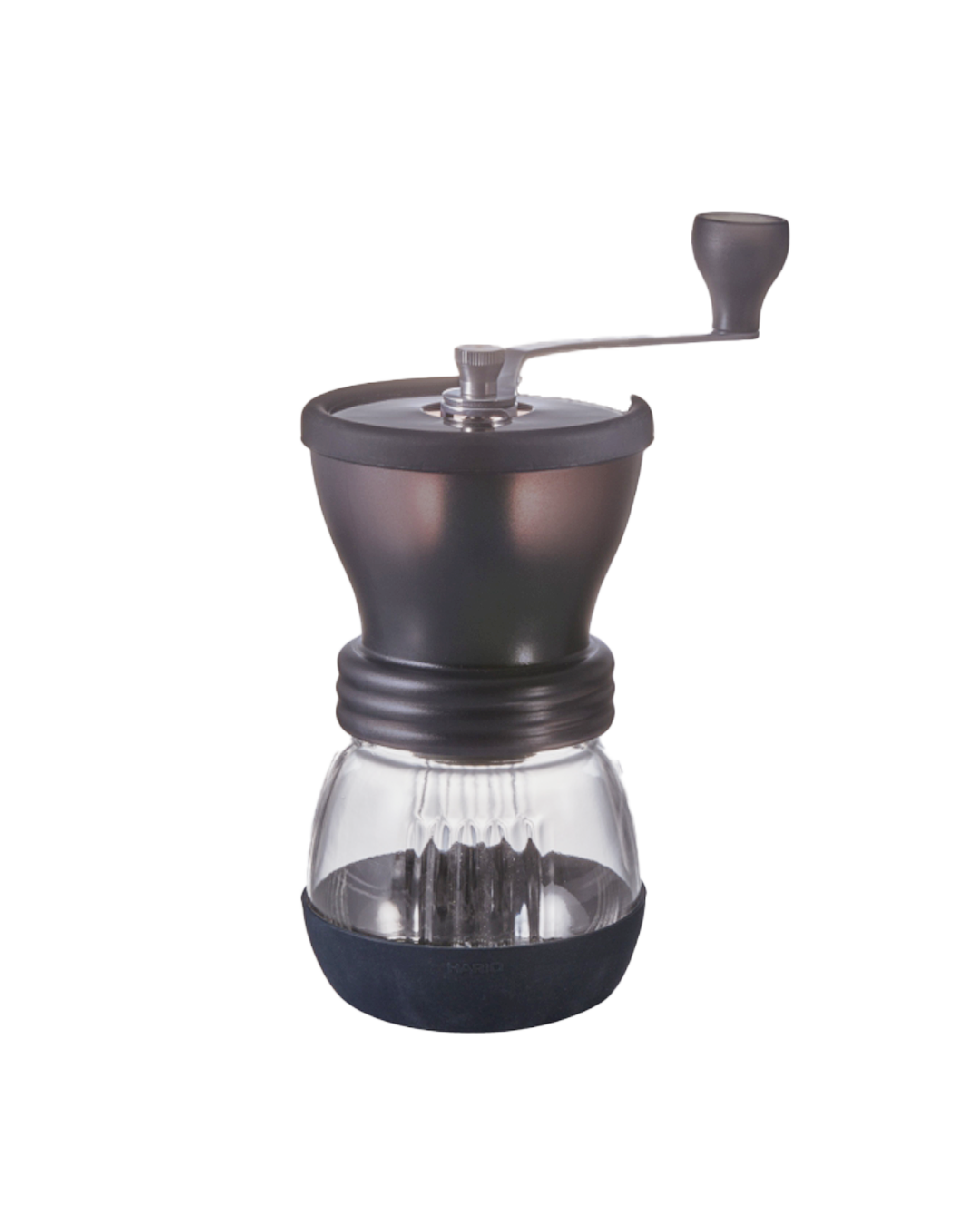 Molino de café manual Hario Skerton Bloom con muelas de cerámica y manivela de acero inoxidable, capacidad 100g.